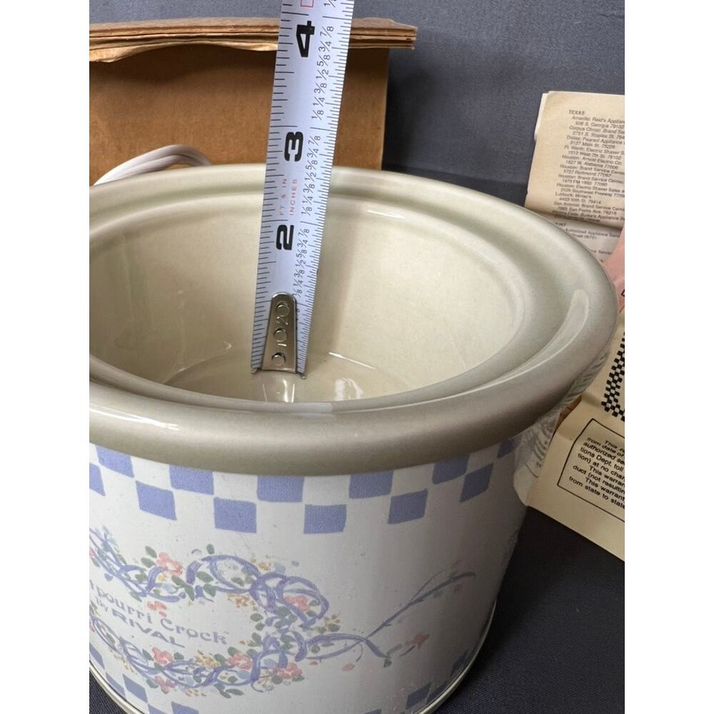 Vintage Rival Potpourri Crock Pot NOS RARE FIND - Picture 6 of 10